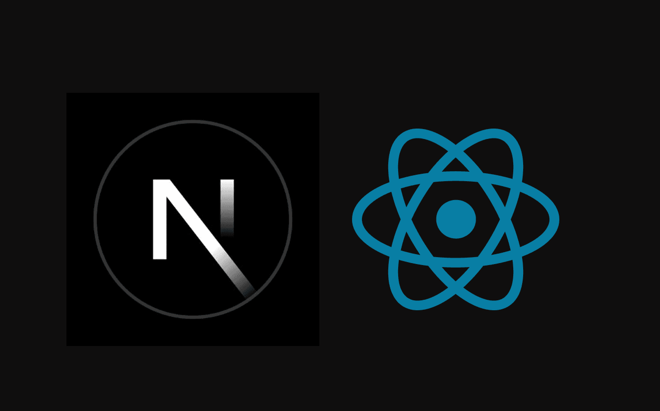 logos de React et Next.js